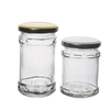 Proveedor de KDG 200ml 220ml 280ml Embalaje de alimentos Salsa de vidrio Jares Bottle Glass con tapa