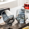 Copa de agua de vidrio de 300 ml en diferentes colores que beben vasos de vidrio