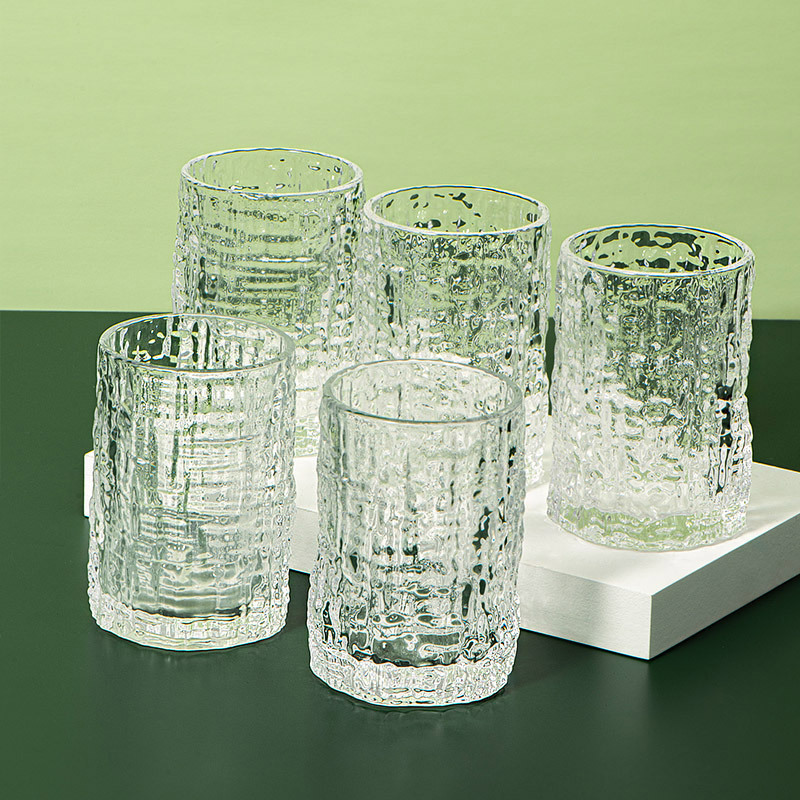 Drinkware Crystal Glass Vumpler Agua de agua 350 ml con diseño único