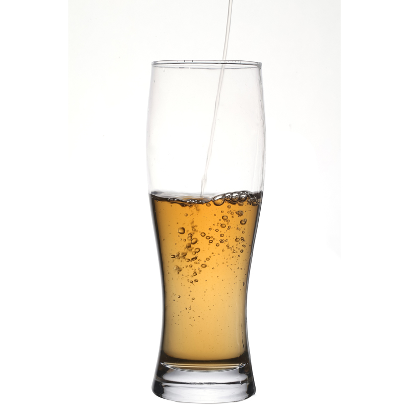 Copa de cerveza de vidrio de 350 ml de alta calidad