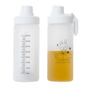 Botellas de bebida de vidrio portátiles personalizadas de 500 ml 