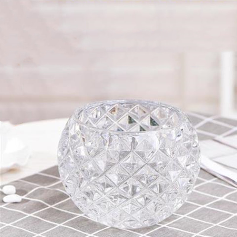 Copa de vidrio de cristal redonda de 110 ml para la decoración del hogar del whisky