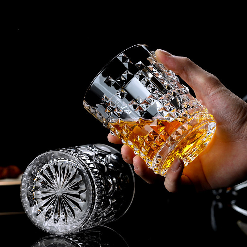 Copas de licor de cristal de 300 ml de lujo de nuevo diseño