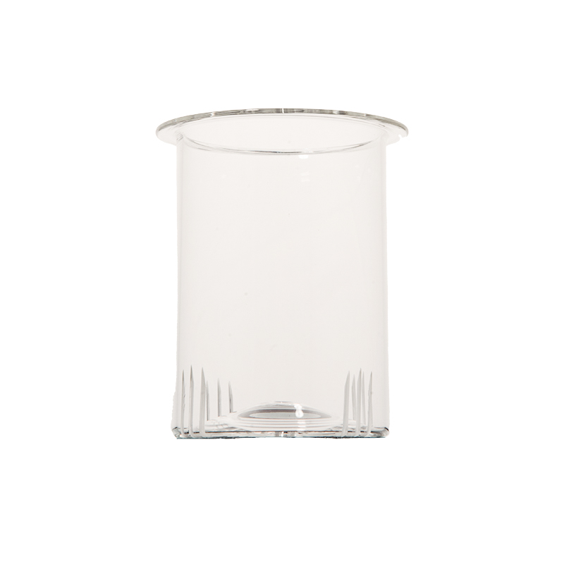 Tapot de vidrio de borosilicato Tetera engrosada de té doméstico Cubierta de acero inoxidable
