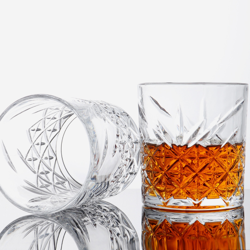 Copa de licor de vino de cristal de diseño de cristal de 300 ml para whisky