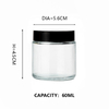 KDG Cosmética Garling Packaging 6ml 10ml 20ml 70ml Jares cosméticos de crema de vidrio vacío personalizado