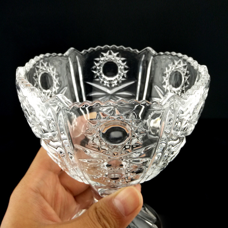 8oz Classic Sundae Style Glass Cup Bilkshake Ice Cream Glass
