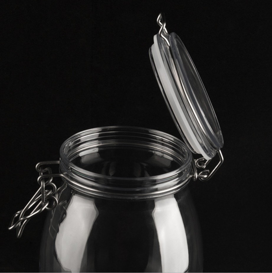 Abrazadera de embalaje de vidrio vacío frascos de cocina recipiente de vidrio