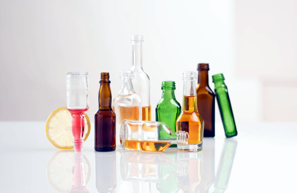 Botellas de vidrio para bebidas