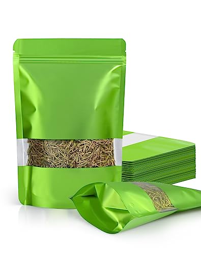 KDG Stand Up Colorfle Kraft Paper Bolss con bolsas de almacenamiento de alimentos con bloqueo de cremallera de ventana mate para productos de empaque reutilizables