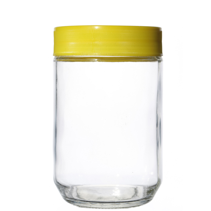 Frascos de café de vidrio viejo