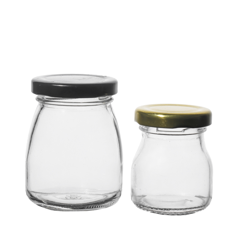 150 ml de frascos de vidrio pequeños para mermelada de miel de budín con tapas de tornillo
