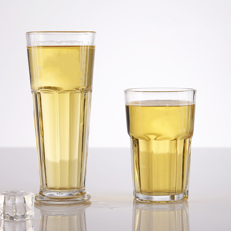 350 ml de 500 ml de tazas de vidrio para bebidas para cerveza y jugo