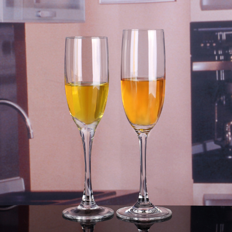 Copa de vidrio de alta calidad para vino de champán