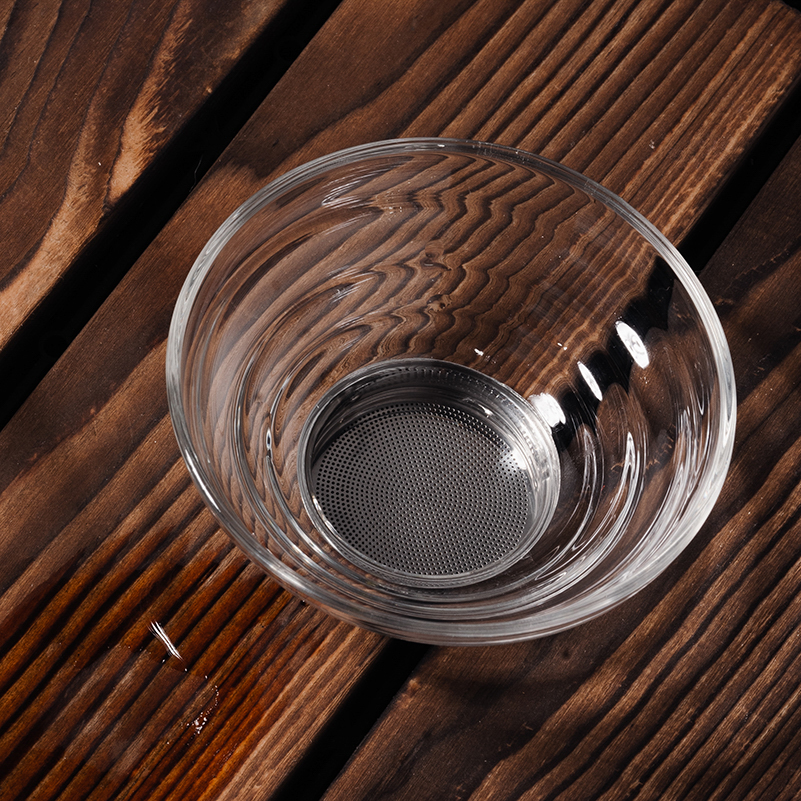 Fuerte de té de vidrio de acero inoxidable Filtro de té creativo de filtro de té resistente al calor