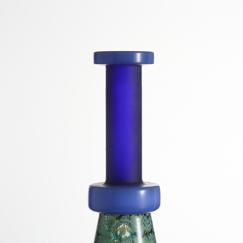 Kdg fumar botella de agua transparente pequeñas shishas gancho de cachimba vidrio