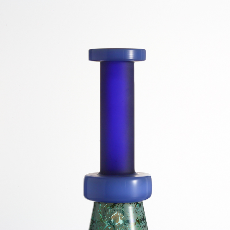 Kdg fumar botella de agua transparente pequeñas shishas gancho de cachimba vidrio