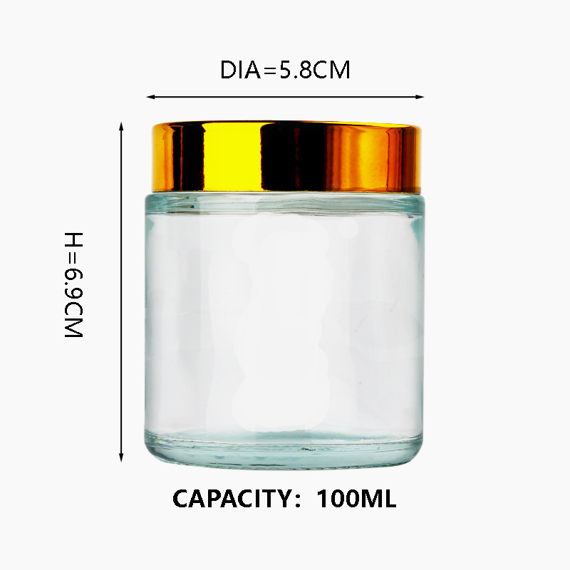KDG Cosmética Garling Packaging 6ml 10ml 20ml 70ml Jares cosméticos de crema de vidrio vacío personalizado