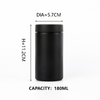 KDG Negro 1oz 2 oz 10 oz Vacío de contenedores de concentrado de vidrio resistente al niño