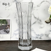 Jarrón de vidrio transparente Nordic Vase personalizado para la decoración navideña