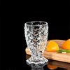 Copa de jugo de vidrio con forma de pescado Tumblers de vidrio para beber