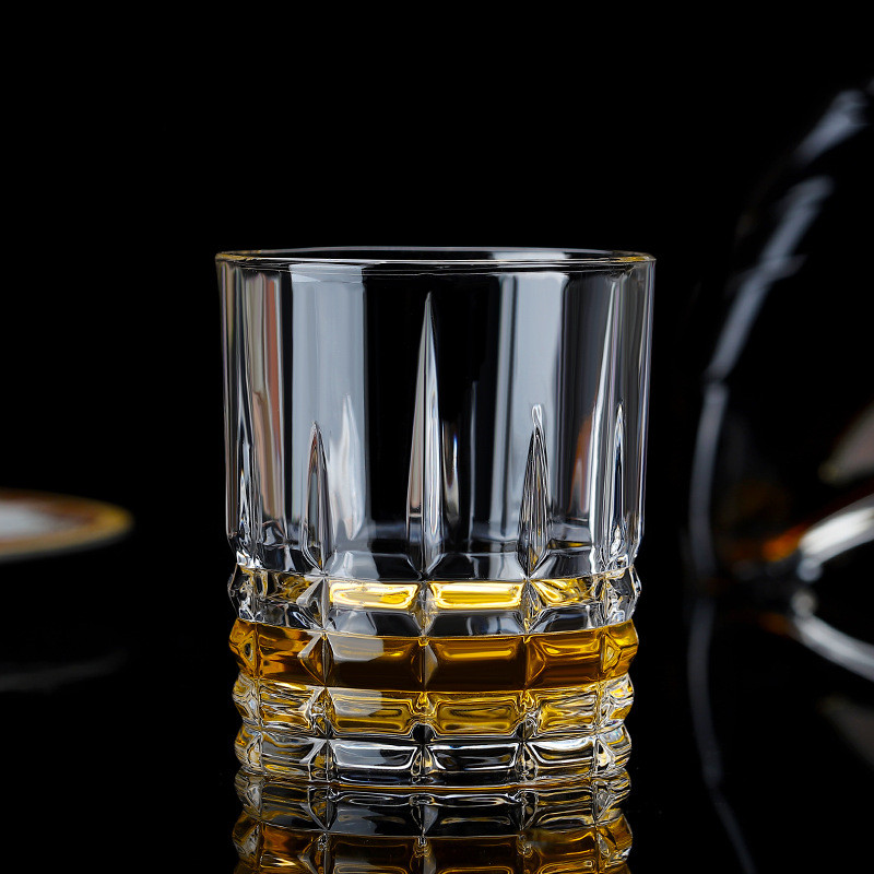 Vasos de vidrio de whisky de vidrio de lujo KDG de 320 ml