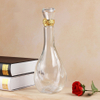 Licor de cristal de las botellas de vino de la venta caliente 550ml que empaqueta forma delgada para el whisky