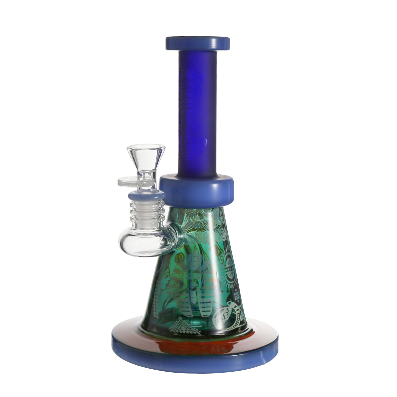 Kdg fumar botella de agua transparente pequeñas shishas gancho de cachimba vidrio
