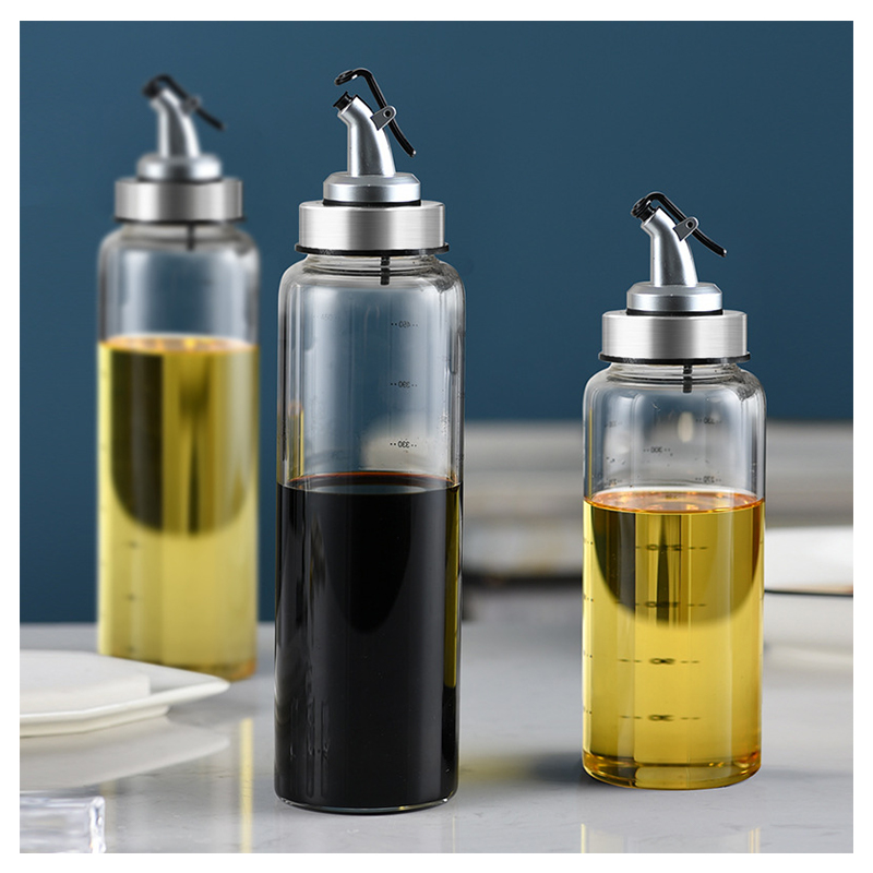 170 ml 300 ml 500 ml de borosilicato de aceite de cocción botellas de aceite de vidrio