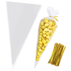 Bolsas de envasado de alimentos sellables KDG calefacción bolsas transparentes de forma especial para bocadillos de maíz pop empaque de alimentos