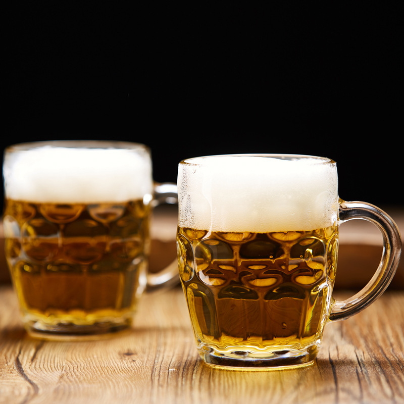 Patrones personalizados Copa de cerveza de vidrio de alta calidad de 560 ml