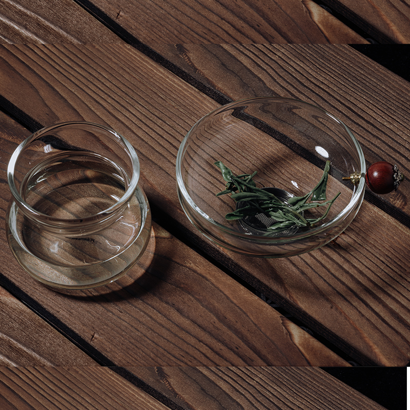 Filador de té de vidrio transparente Fair Cup Drense Tea Tea Set accesorios para té Filtrador de té