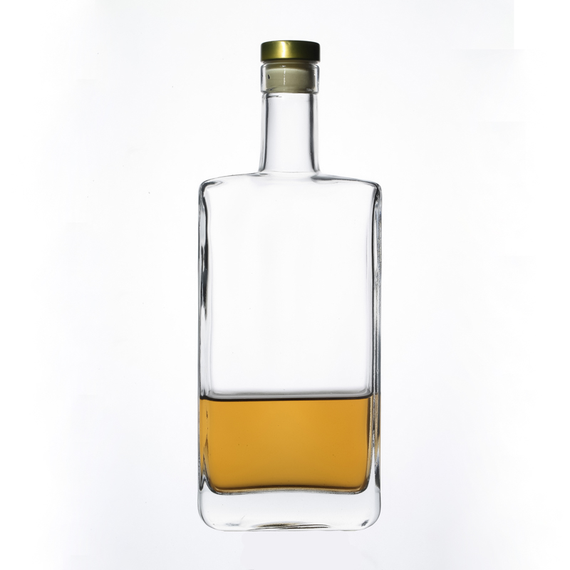 Botellas de vino de vidrio para whisky de vodka de licor 500 ml con tapa de corcho 