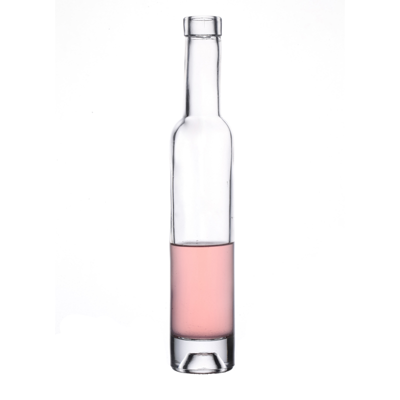 200 ml de botellas de vidrio delgado bebidas bebidas con tapa de goma