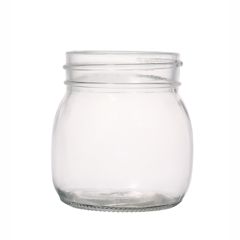 Frascos de vidrio de harina