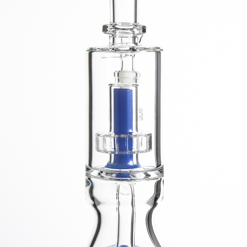 Kdg fumar botella de agua transparente shishas hookah vidrio