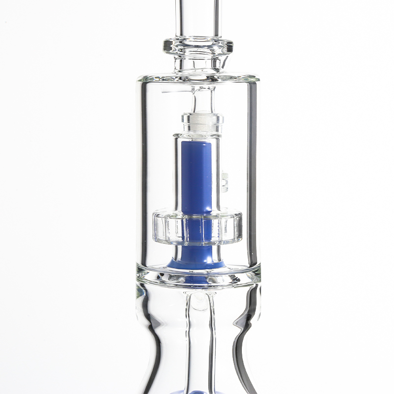 Kdg fumar botella de agua transparente shishas hookah vidrio