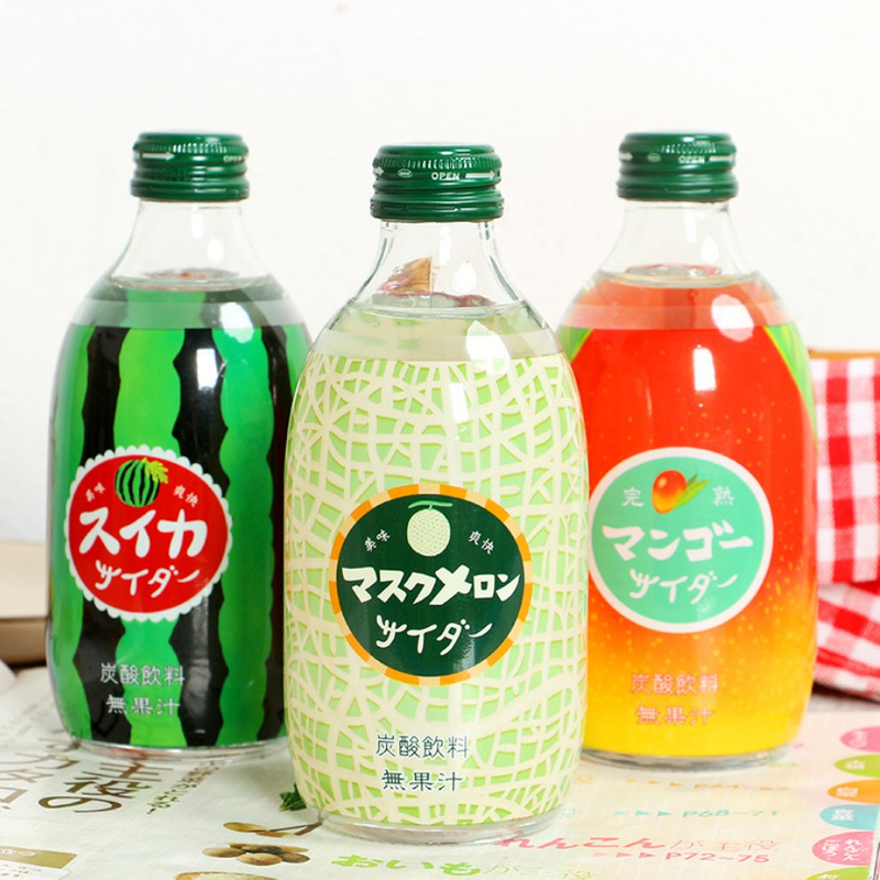 Botellas de bebidas de vidrio a granel para jugo de refrescos 280 ml con logotipo personalizado