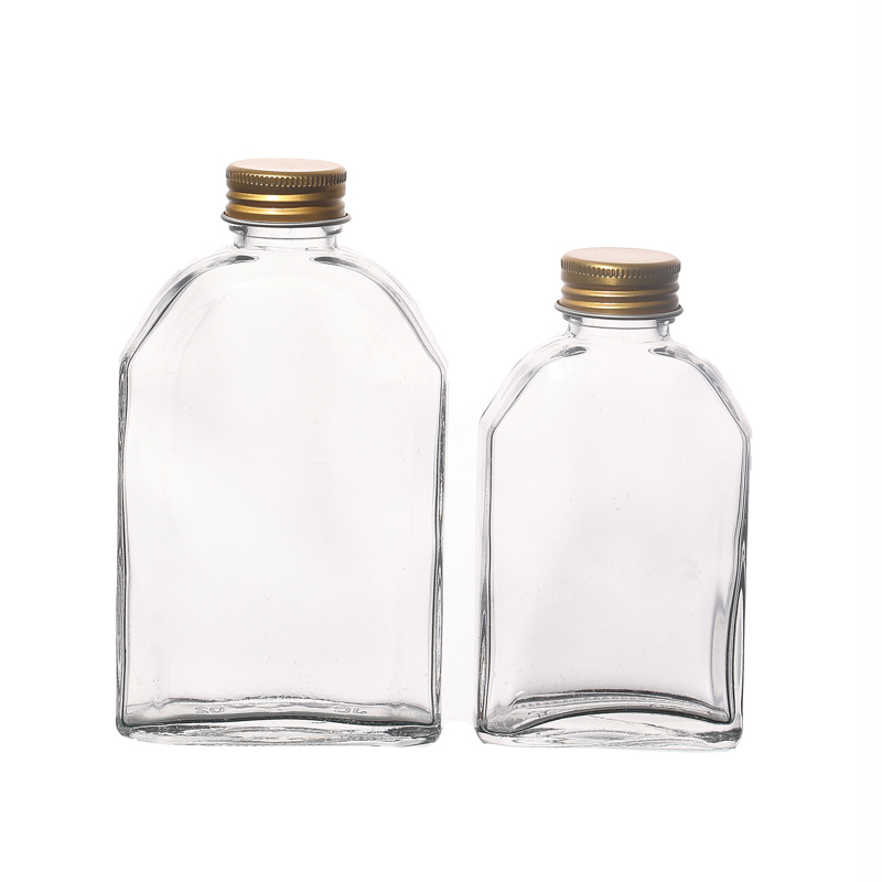 200 ml de 250 ml de para llevar a cabo botellas de vidrio portátiles para beber
