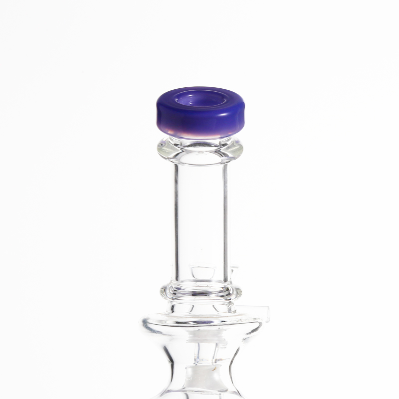 Kdg fumar botella de agua pequeña cachorda de vidrio transparente