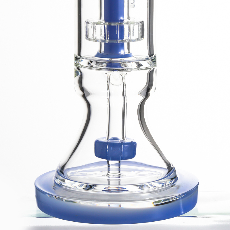 Kdg fumar botella de agua transparente shishas hookah vidrio