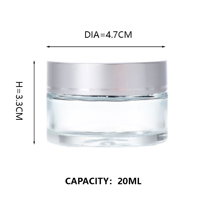 KDG Cosmética Garling Packaging 6ml 10ml 20ml 70ml Jares cosméticos de crema de vidrio vacío personalizado