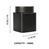 KDG Negro 1oz 2 oz 10 ooz 10 ooz CUADRO CUADRADO VACO CONCENTRADO DE CONCENTRADOS DE CONCEPTRADOS DE VIDRIO RESIDERA