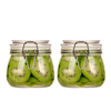 Glass Kitchenware 450ml 750ml Jares de vidrio de envasado de alimentos con tapa de sellado