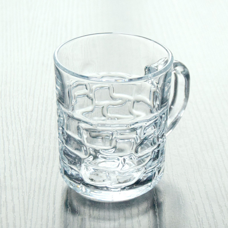 Diseño de patrones 8 oz Tazas de café de vidrio Bebidas Cazas de leche