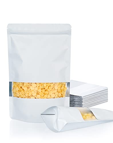 Bolsas de papel de KDG Stand Up Kraft con bolsas de almacenamiento de alimentos con cerradura de ventana mate para productos de empaque reutilizables