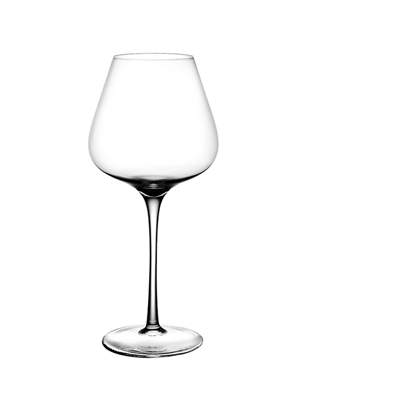 Copias de tazas de vino de vidrio redonda para Borgoña