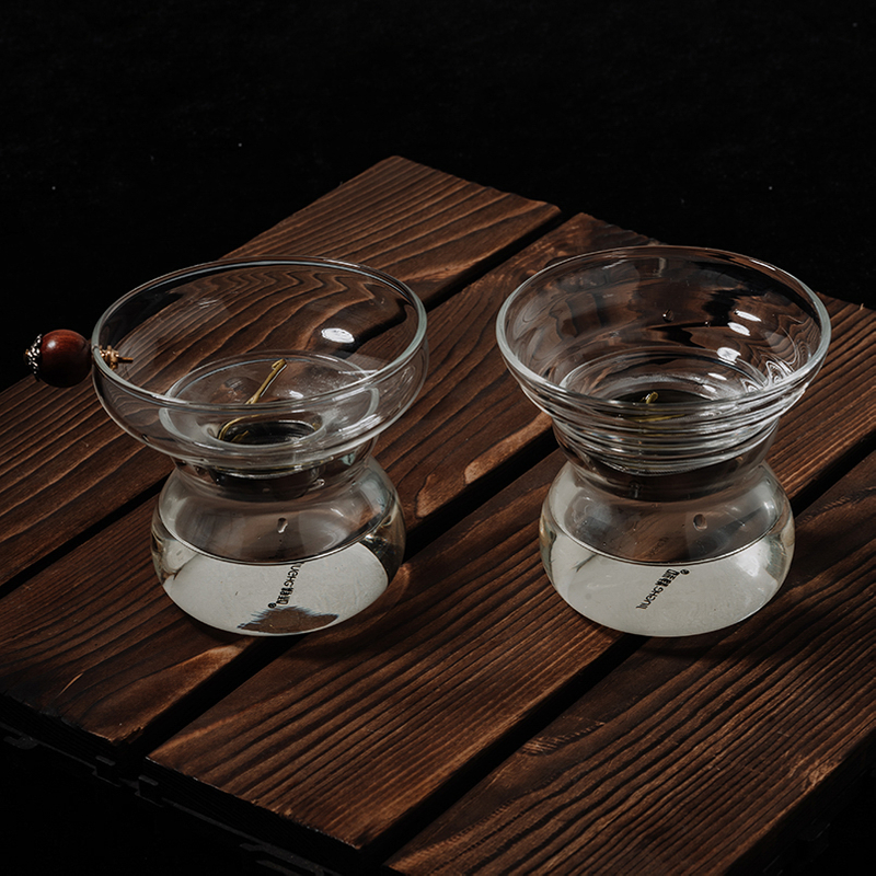 Fuerte de té de vidrio de acero inoxidable Filtro de té creativo de filtro de té resistente al calor